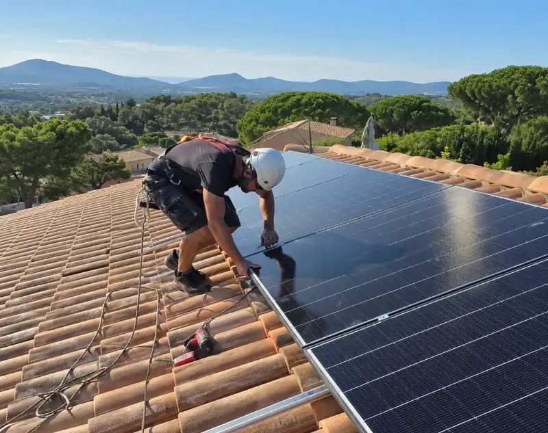 Installateur panneaux solaires Thurins — pose photovoltaïque sur toiture