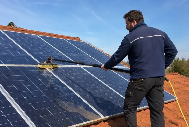 Nettoyage et entretien de panneaux solaires à Thurins