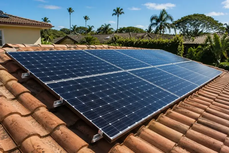 Installation de panneaux solaires à Thurins